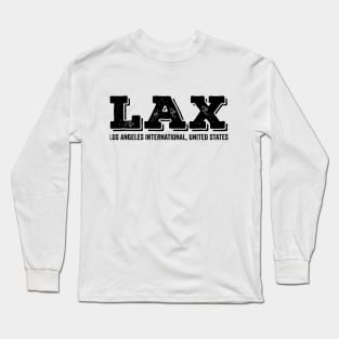 LAX Los Angeles International US Airport Code Long Sleeve T-Shirt